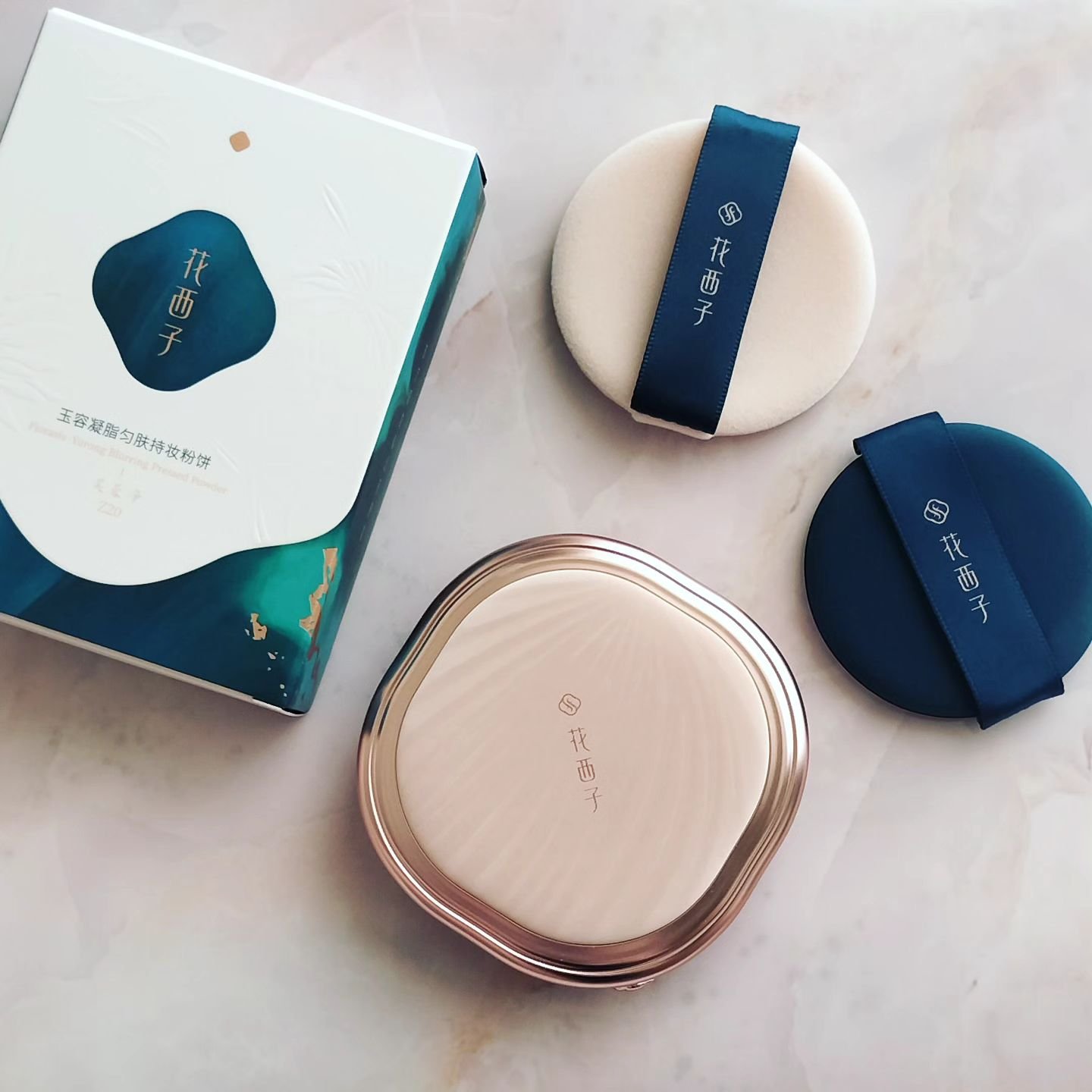 玉容凝脂プレストパウダー/花西子/プレストパウダーを使ったクチコミ（1枚目）