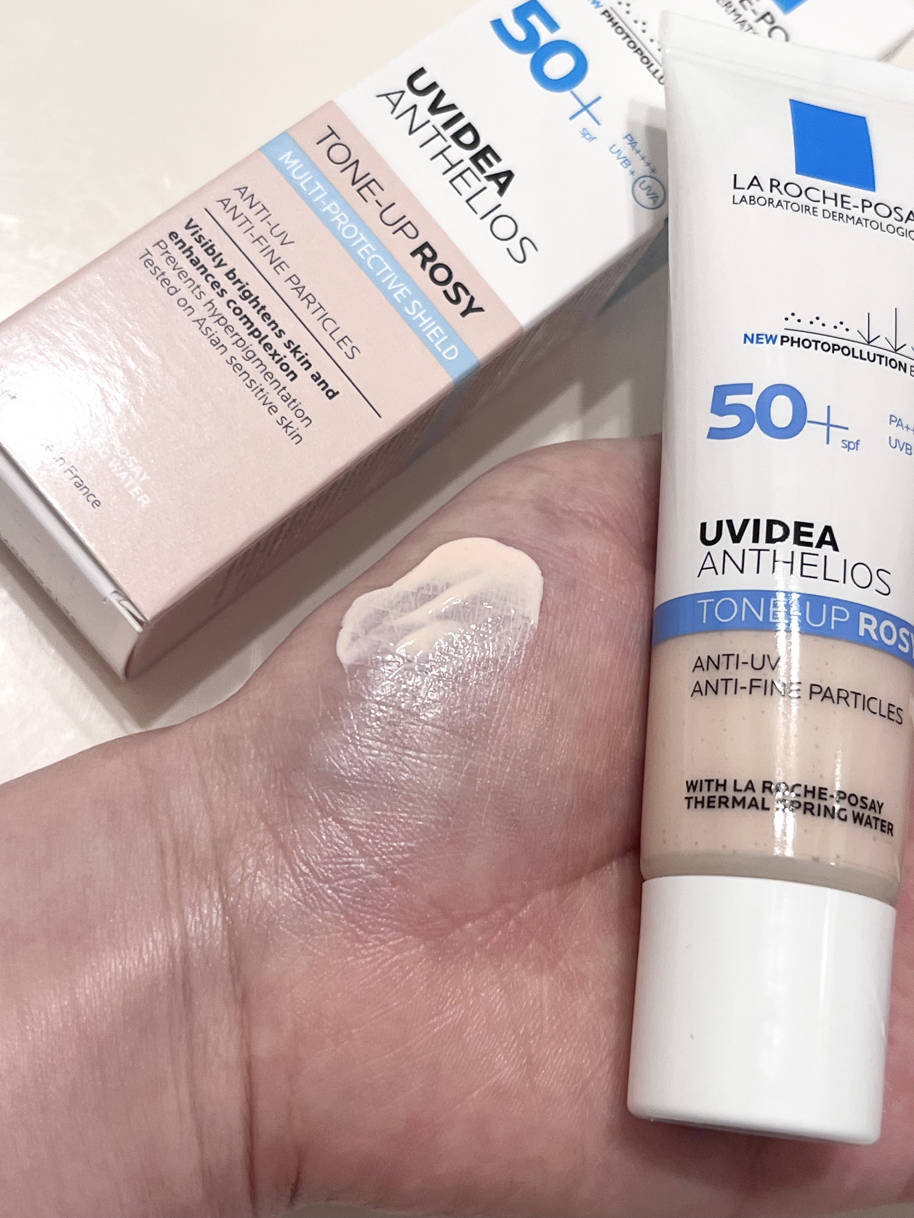 UVイデア XL プロテクショントーンアップ ローズ/ラ ロッシュ ポゼ/日焼け止めクリームを使ったクチコミ（2枚目）