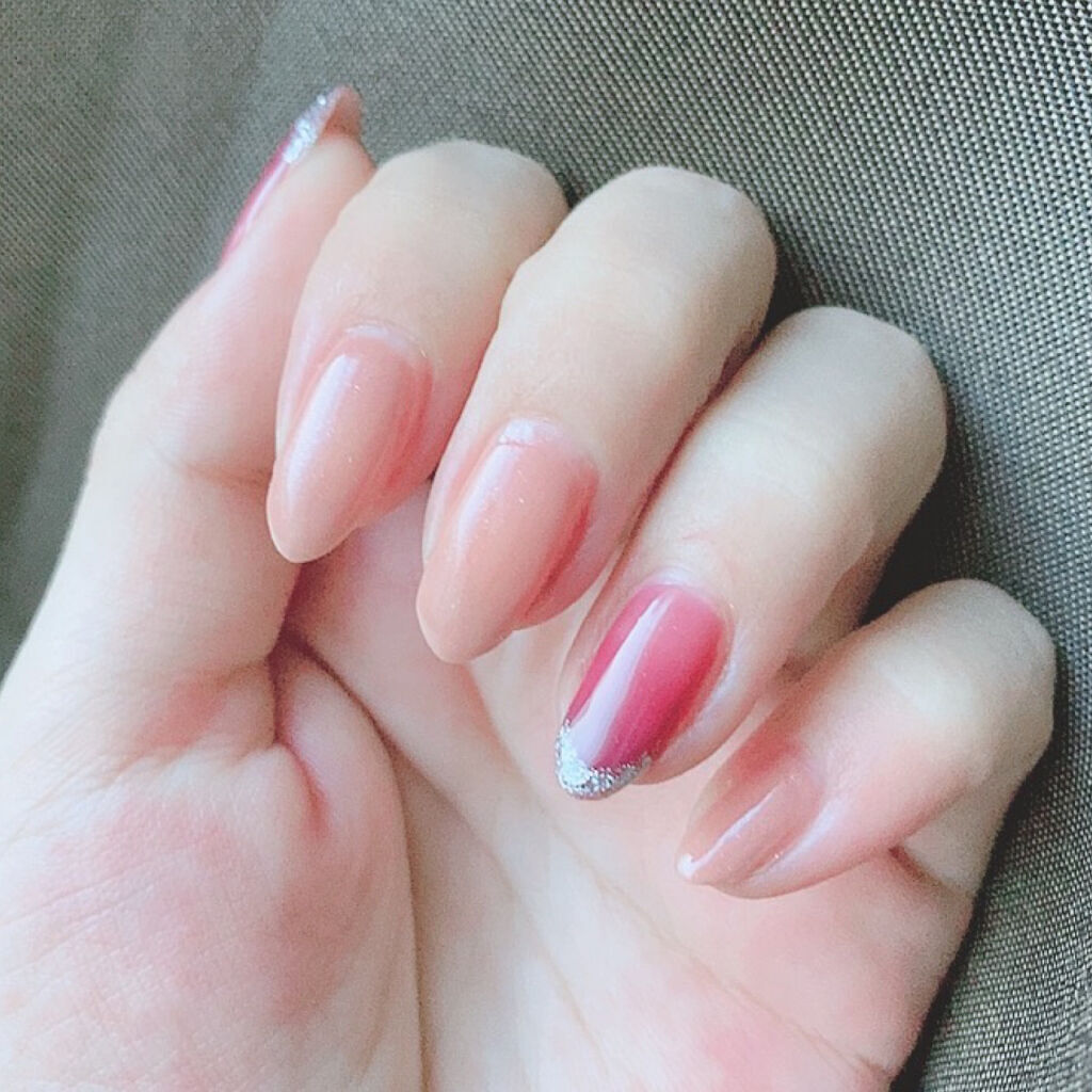 グロッシーコート/スキューズミー/オールインワンネイルを使ったクチコミ（2枚目）