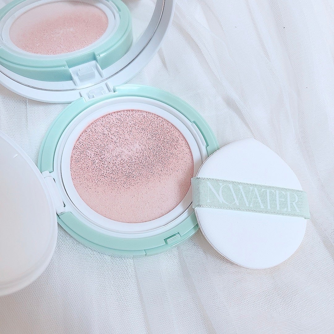 ティーツリーデイデイトーンアップサンクッション/NOWATER/日焼け止めローションを使ったクチコミ(3枚目)