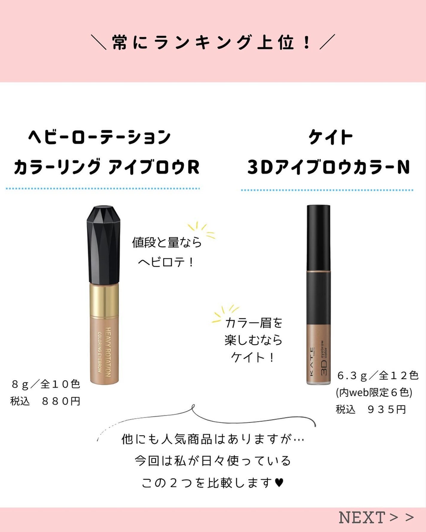 カラーリングアイブロウ/ヘビーローテーション/眉マスカラを使ったクチコミ(2枚目)