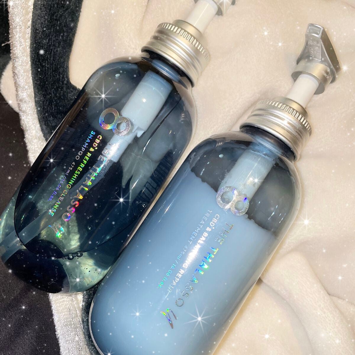 エイトザタラソ ユー CBD&リフレッシング クレンズ 美容液シャンプー/CBD&バランシング ダメージリペア 美容液ヘアトリートメント/エイトザタラソ/市販シャンプーを使ったクチコミ(1枚目)