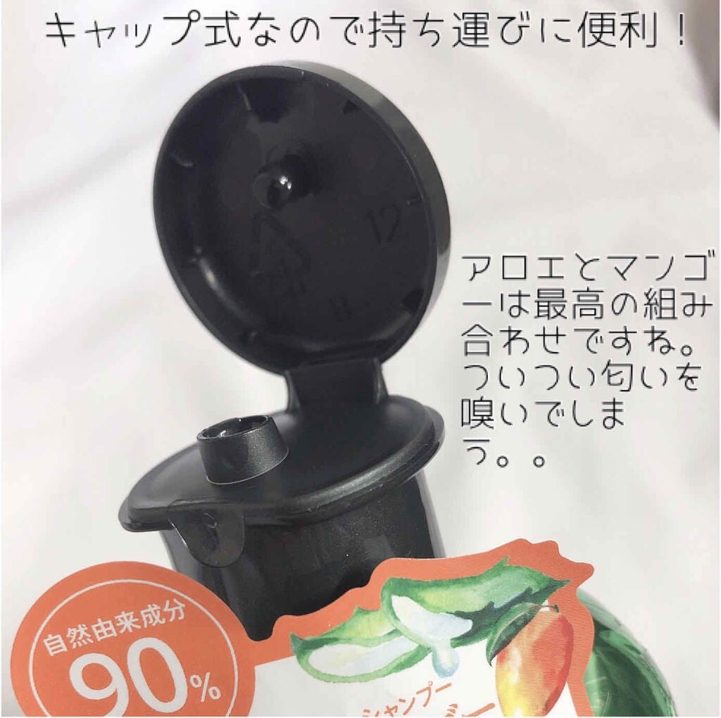ビオリニュー アロエ&マンゴー シャンプー/コンディショナー/ハーバルエッセンス/市販シャンプーを使ったクチコミ(2枚目)