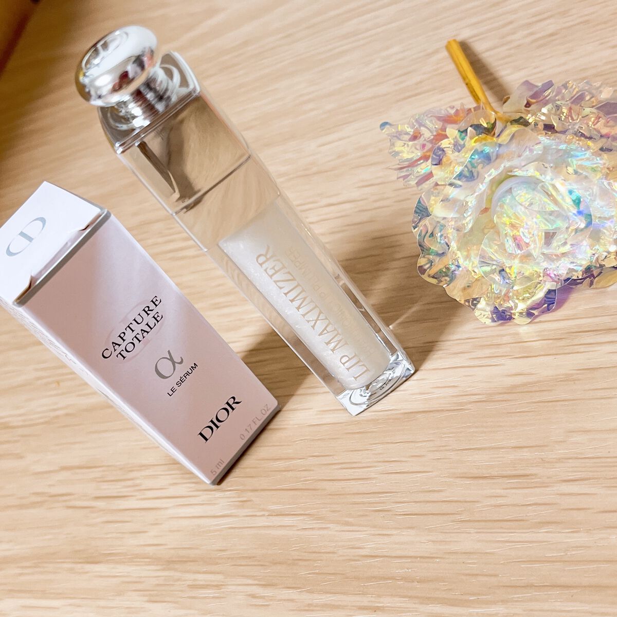 【旧】ディオール アディクト リップ マキシマイザー 027 オパール (数量限定色)（生産終了）/Dior/リップグロスを使ったクチコミ（1枚目）