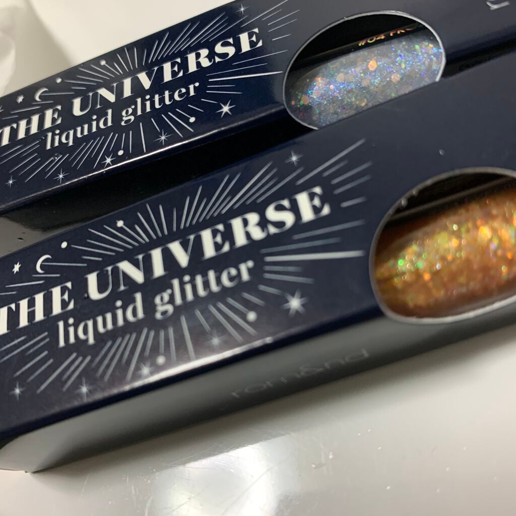 リキッド グリッター シャドウ/rom&nd/グリッターを使ったクチコミ(5枚目)