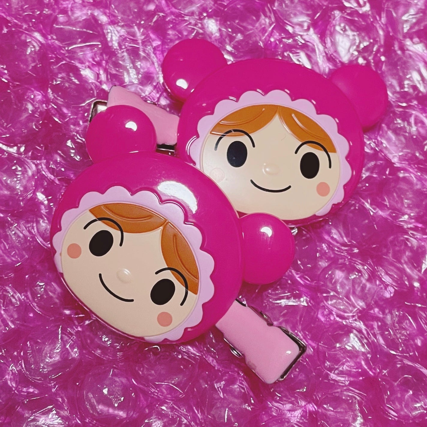 アンパンマンヘアアクセサリー まえがみクリップ/アガツマ/ヘアアクセサリーを使ったクチコミ(3枚目)