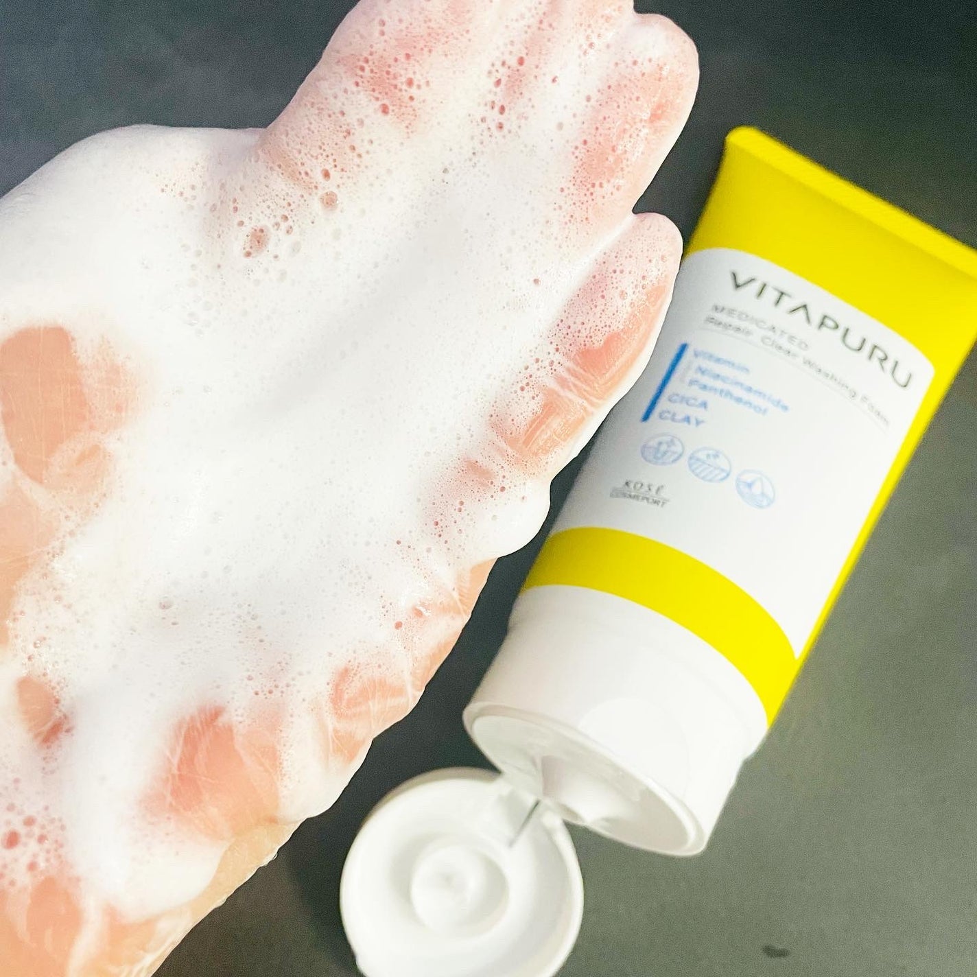 ビタプル リペア クリアウォッシングフォーム/VITAPURU/洗顔フォームを使ったクチコミ(5枚目)