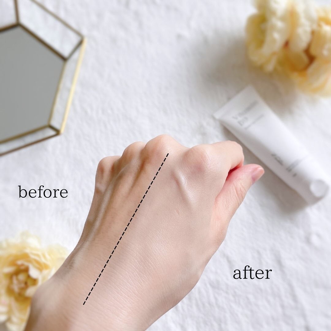 ビタミンB9トーンアップクリーム/NATURAL DERMA PROJECT/化粧下地を使ったクチコミ(3枚目)