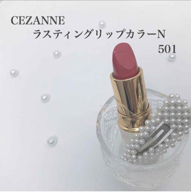 ラスティング リップカラーN/CEZANNE/口紅を使ったクチコミ（1枚目）