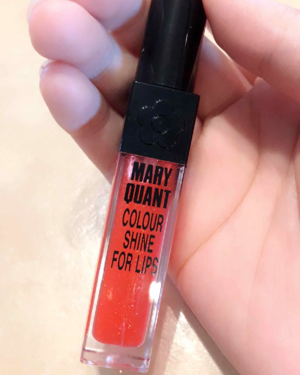 カラーシャイン フォー リップス(旧) 05 サンフラワー シャイン/MARY QUANT/リップグロスを使ったクチコミ（1枚目）