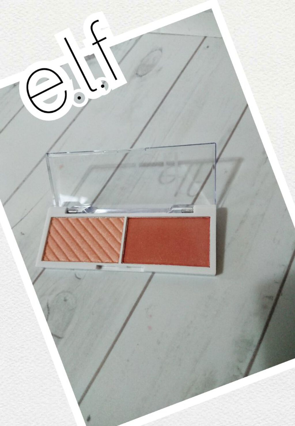 バイトサイズフェイスデュオ/e.l.f. Cosmetics/パウダーチークを使ったクチコミ（1枚目）