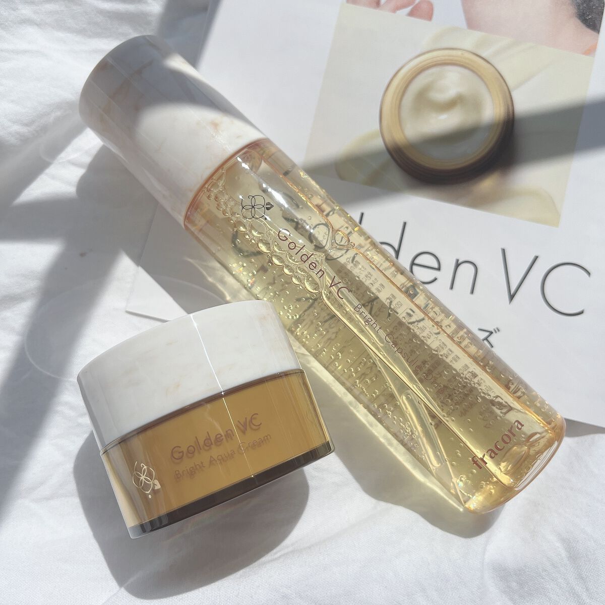 ゴールデンVC ブライト カプセルドリップ/fracora/化粧水を使ったクチコミ（1枚目）