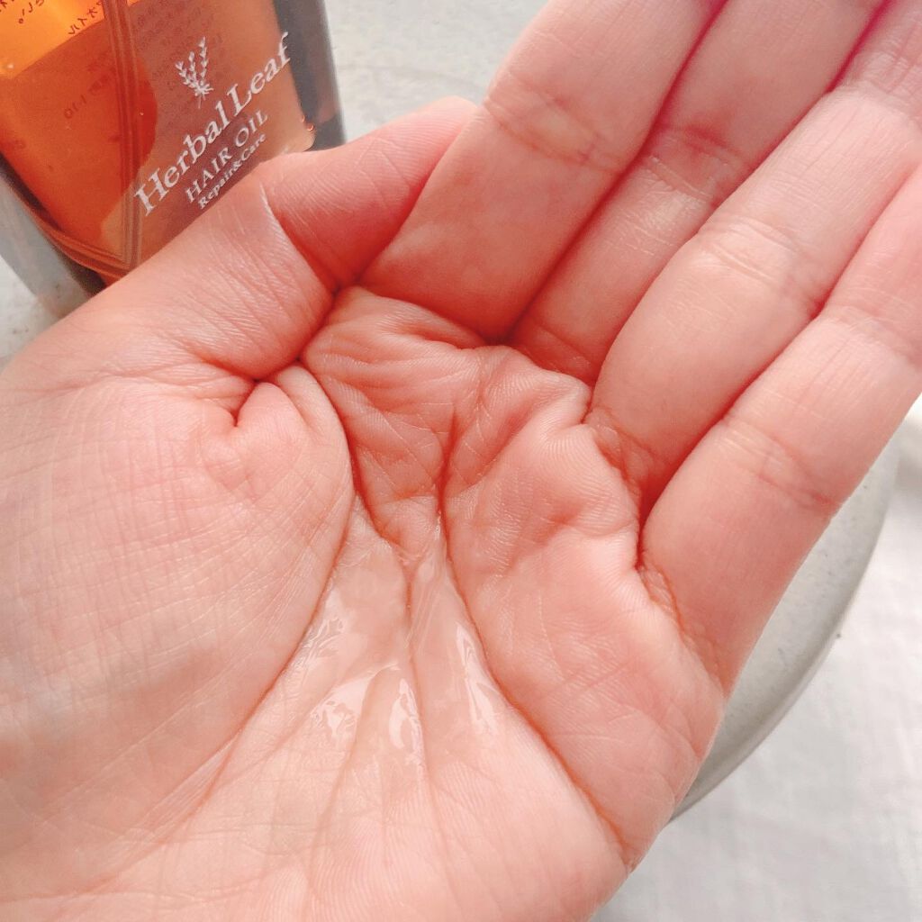 オーガニックヘアオイル フレッシュティーの香り/ハーバルリーフ/ヘアオイルを使ったクチコミ(4枚目)