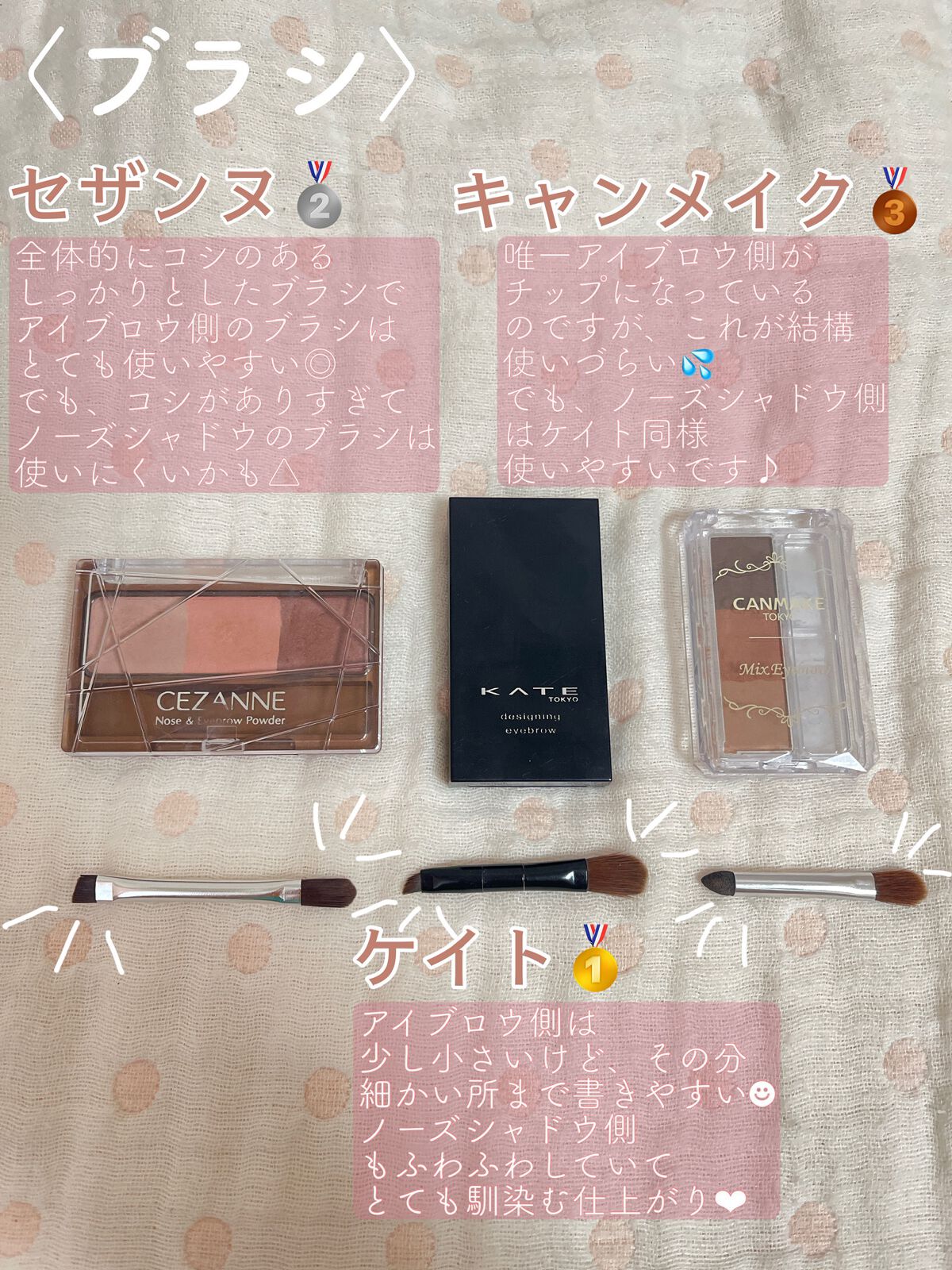 ミックスアイブロウ/キャンメイク/パウダーアイブロウを使ったクチコミ(3枚目)