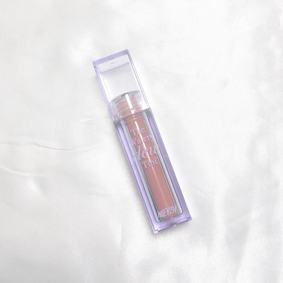 ザ ウォータリーデューティント WD6 クラッシュド パンプキン/MERZY/リップティントを使ったクチコミ（3枚目）