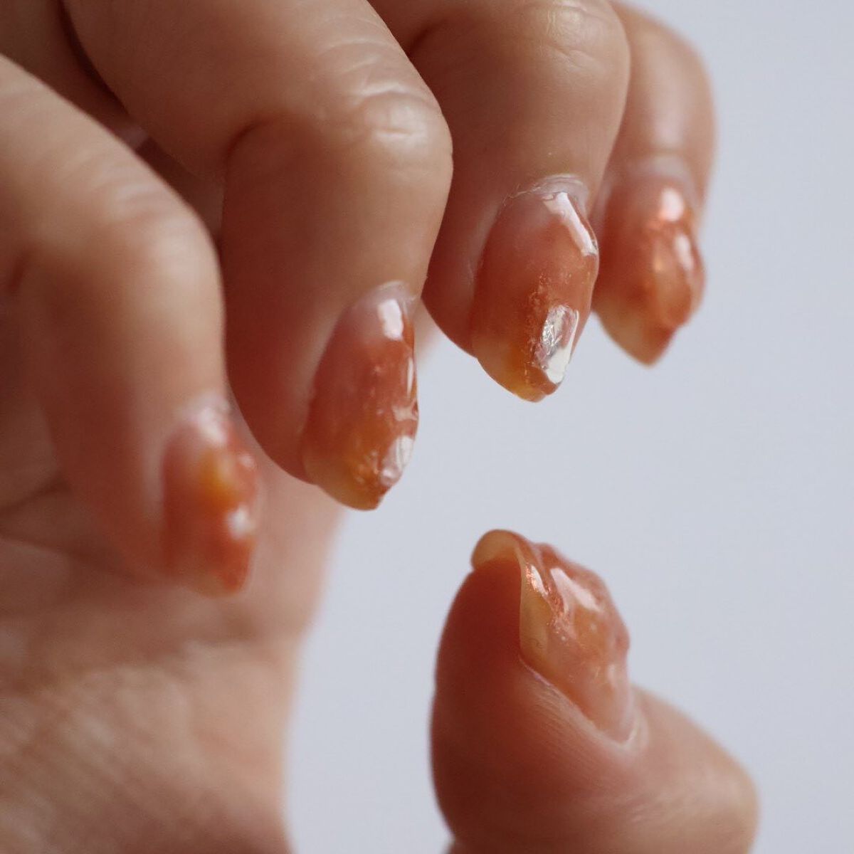 パル カラージェル ブラウン/キャンドゥ/ジェルネイルを使ったクチコミ（2枚目）