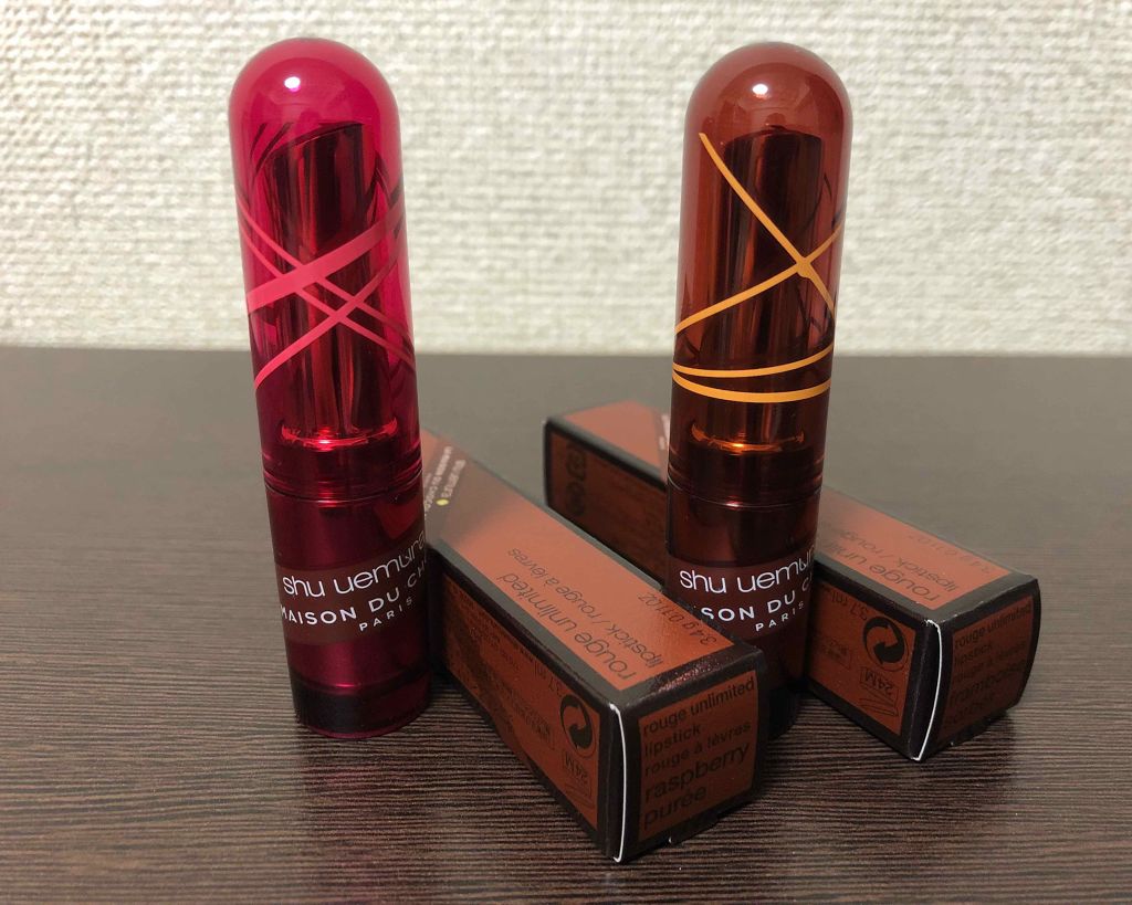 ルージュ アンリミテッド/shu uemura/口紅を使ったクチコミ(1枚目)