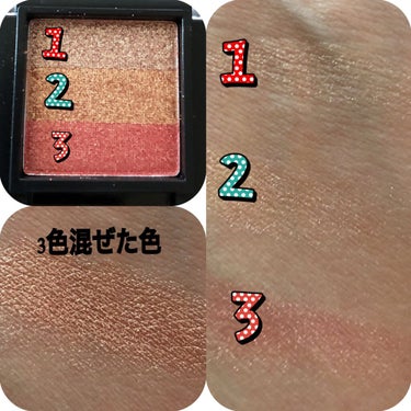 UR GLAM　GRADATION EYESHADOW/U R GLAM/アイシャドウパレットを使ったクチコミ（2枚目）