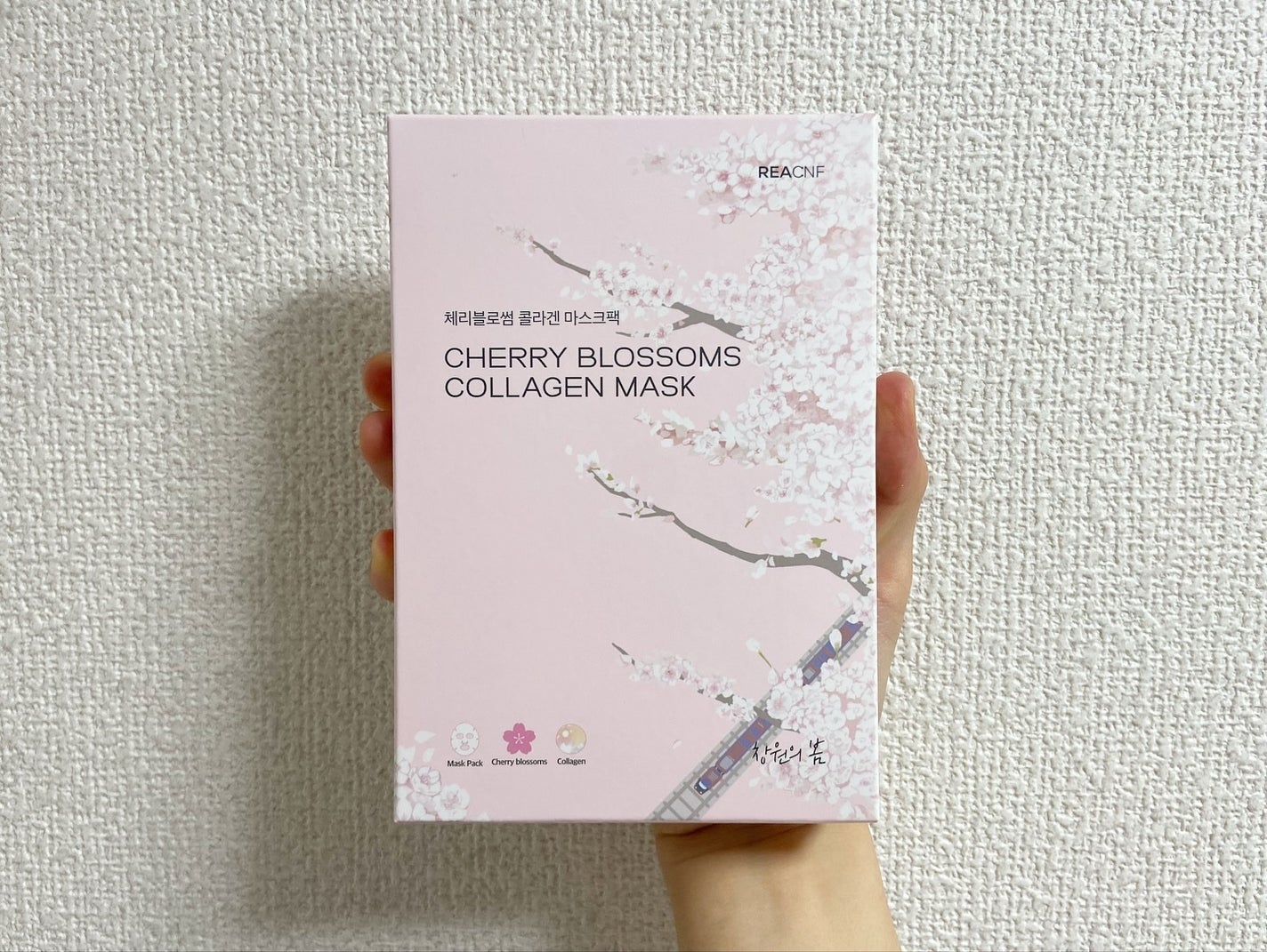 チェリーブロッサム コラーゲンマスク/REACNF/シートマスク・パックを使ったクチコミ(1枚目)