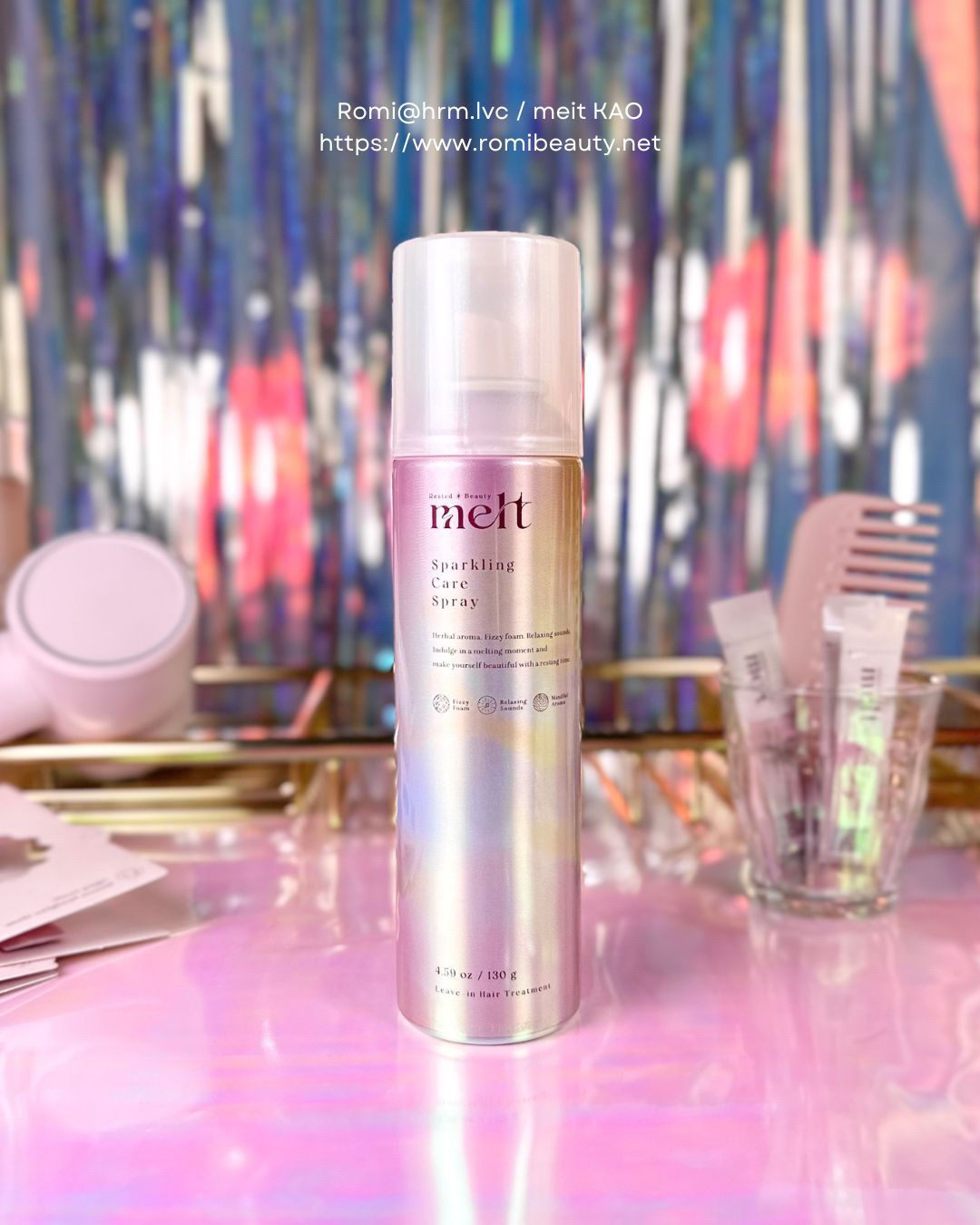 メルト スパークリングケアスプレー/melt/頭皮ケアを使ったクチコミ（1枚目）