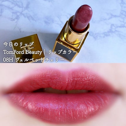 リップ カラー サテン マット 08H ヴェルベット チェリー/TOM FORD BEAUTY/口紅の画像