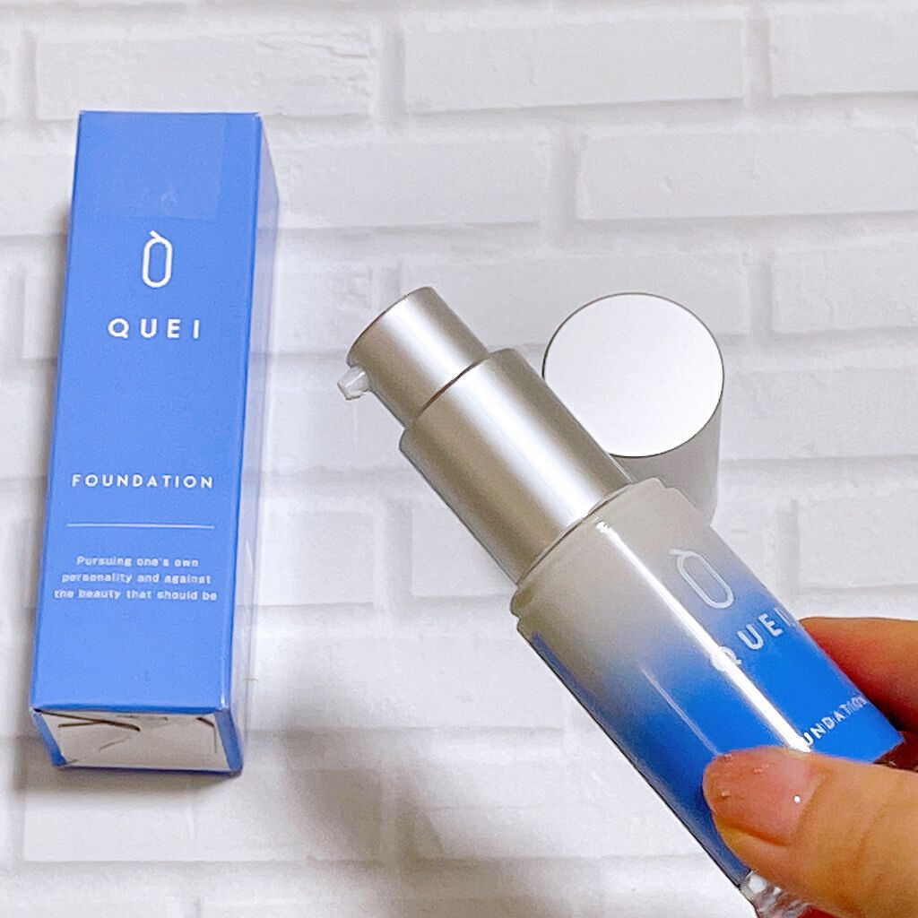 カラーチェンジファンデーション/QUEI/クリーム・エマルジョンファンデーションを使ったクチコミ(2枚目)