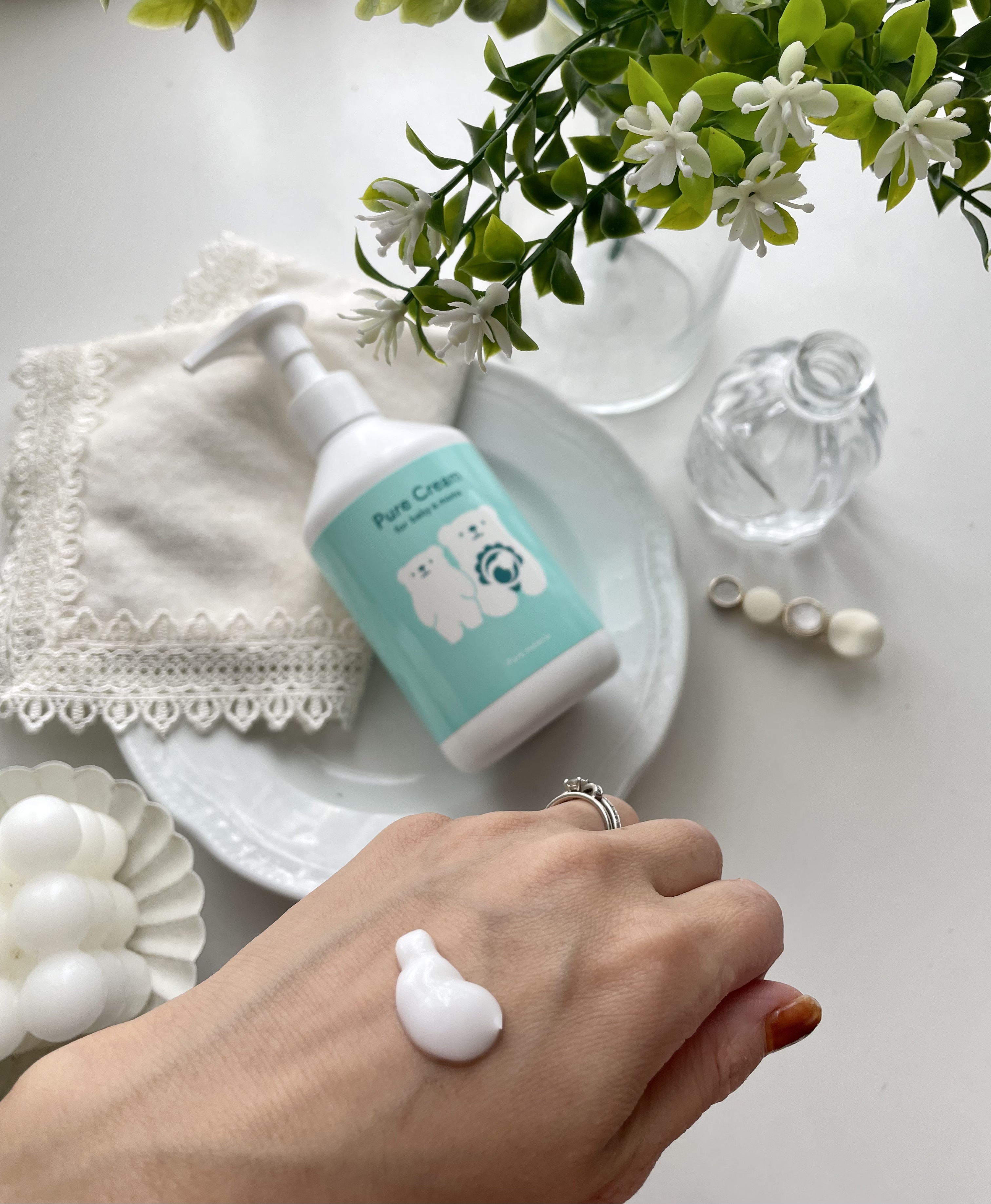 ピュア マテリエ ベビークリーム/pure materie/ボディクリームを使ったクチコミ（3枚目）