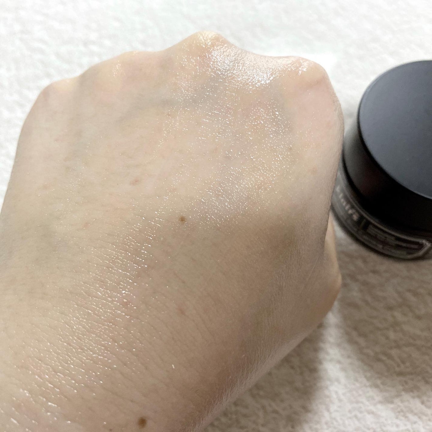 ミッドナイトブルーカーミングクリーム/Klairs/フェイスクリームを使ったクチコミ(4枚目)