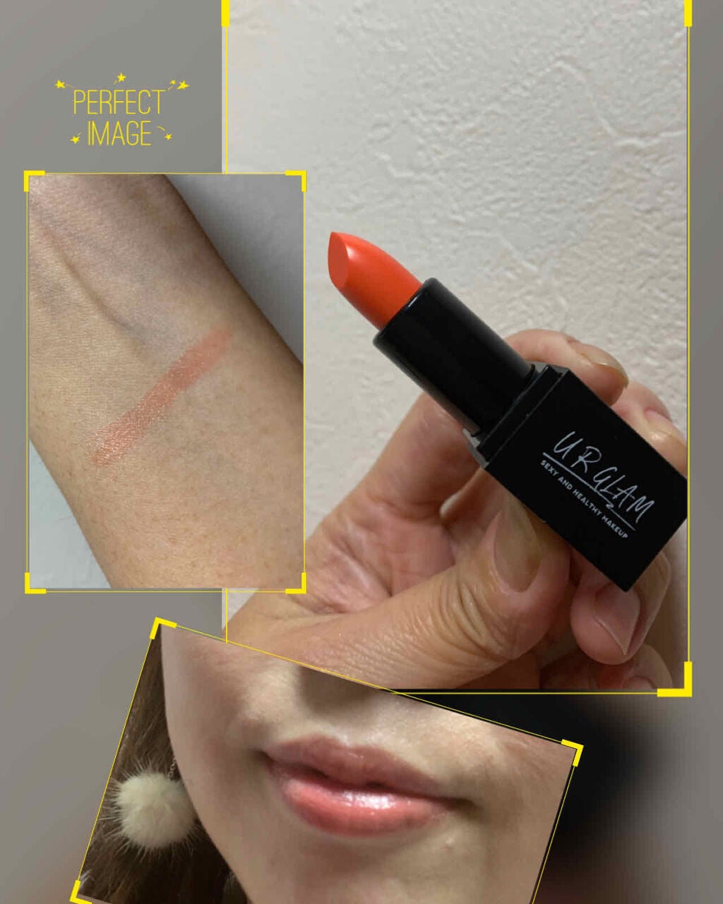 UR GLAM MINI LIPSTICK/U R GLAM/口紅を使ったクチコミ(2枚目)