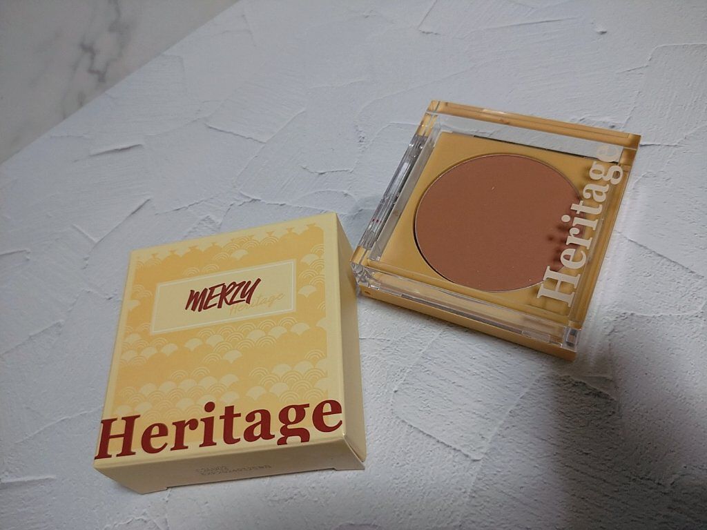 ザ  ヘリテージ  チーク/MERZY/パウダーチークを使ったクチコミ（1枚目）