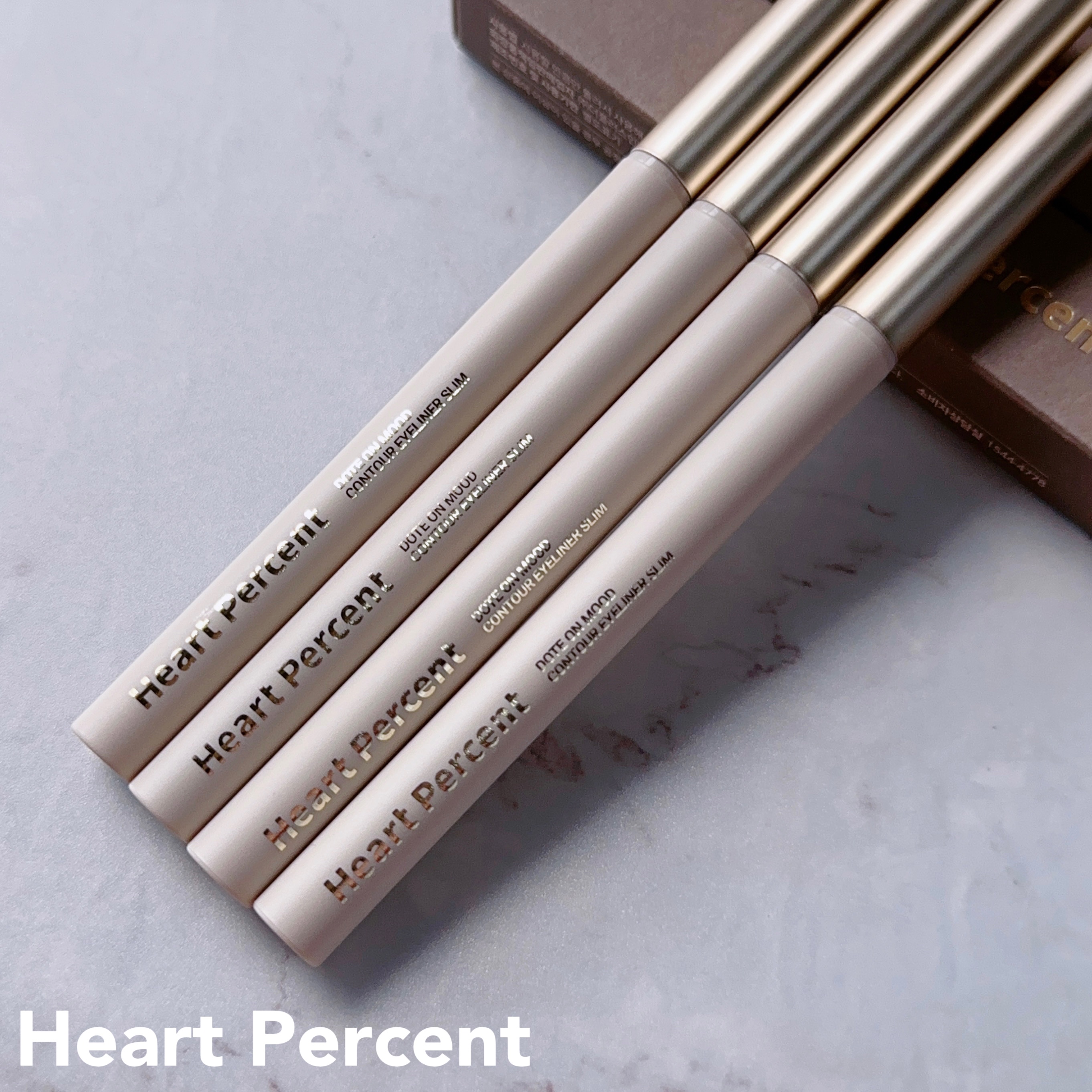 ドットオンムードコントゥアアイライナースリム C3 ローズツイム/Heart Percent/ジェルアイライナーを使ったクチコミ（1枚目）