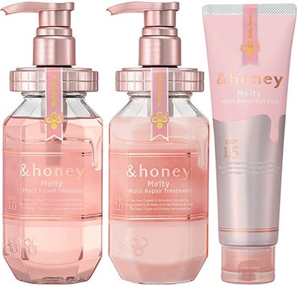 &honey Melty モイストリペア シャンプー1.0/モイストリペア ヘアトリートメント2.0/&honey/市販シャンプーを使ったクチコミ(2枚目)