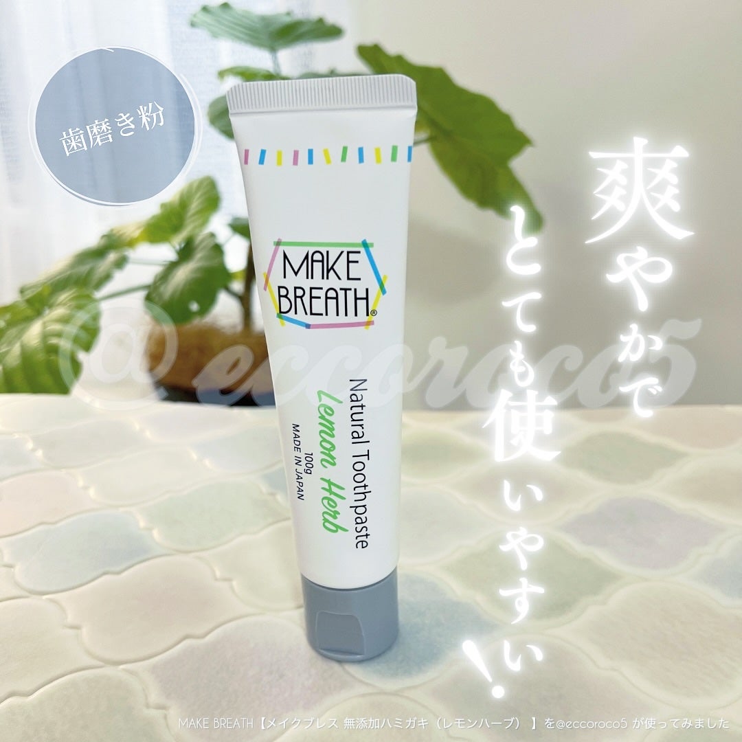 メイクブレス ハミガキ/MAKE BREATH/歯磨き粉を使ったクチコミ(1枚目)