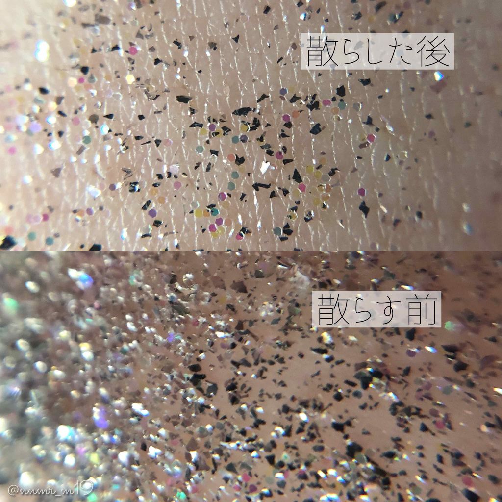 グリッター&グロウ リキッドアイシャドウ/stila/グリッターを使ったクチコミ(3枚目)