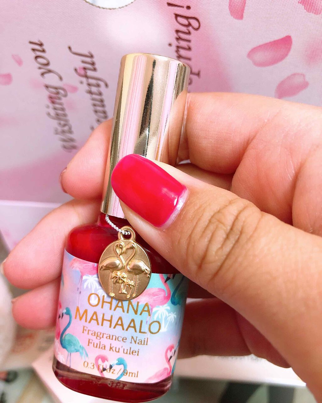 オハナ・マハロ フレグランスネイル 〈ピカケ アウリィ〉/OHANA MAHAALO/マニキュアを使ったクチコミ(1枚目)