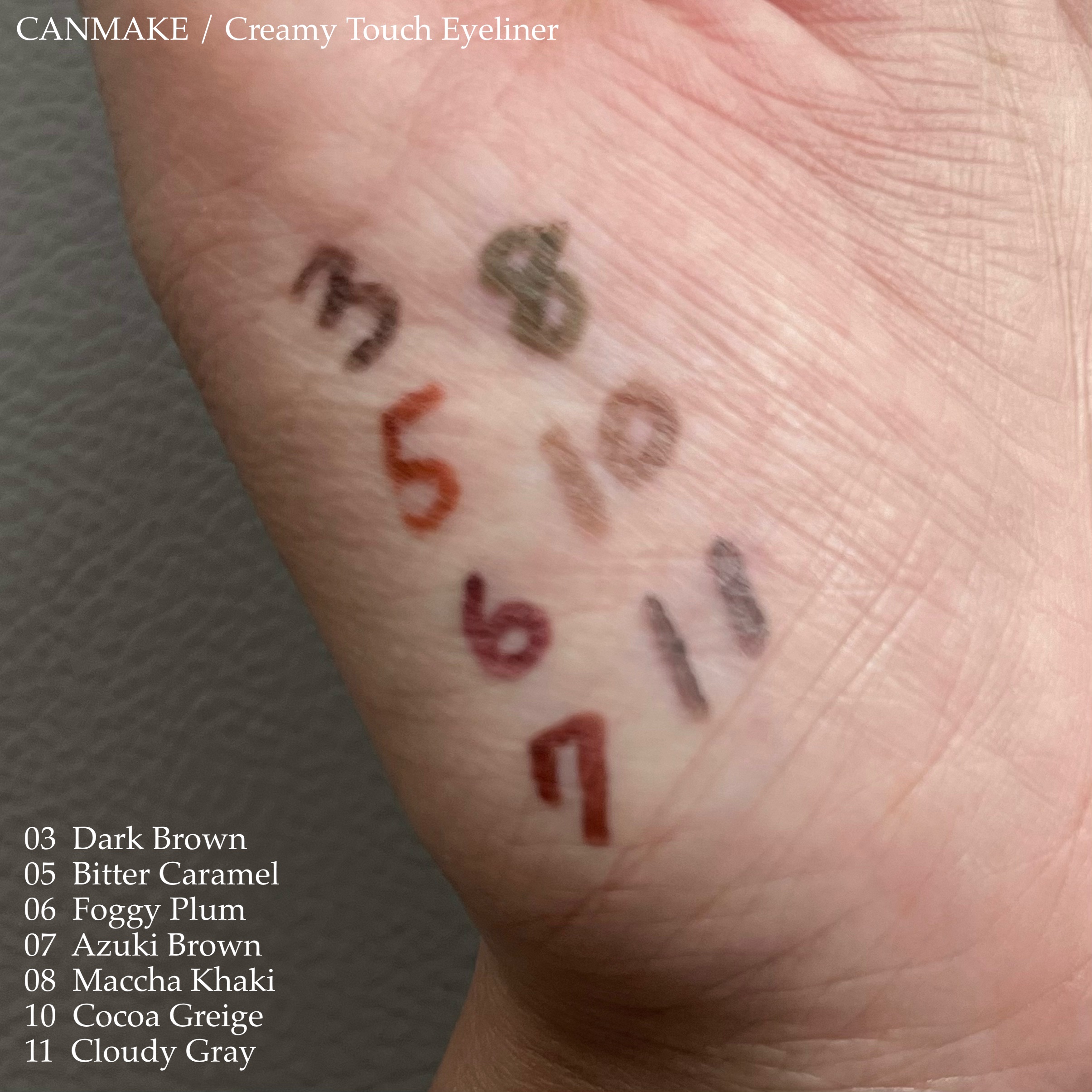 クリーミータッチライナー/キャンメイク/ジェルアイライナーを使ったクチコミ（3枚目）