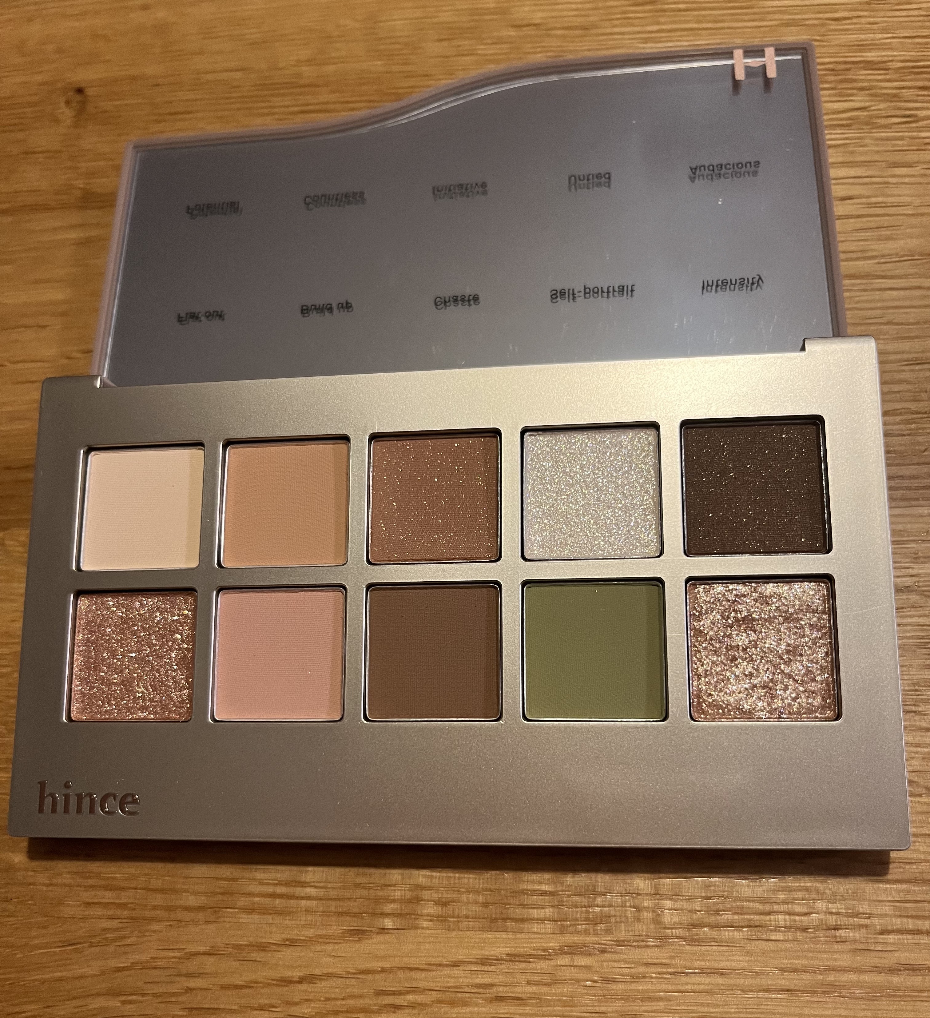 ニューデップスアイシャドウパレット 03 ライク・ア・シーン/hince/アイシャドウパレットを使ったクチコミ（2枚目）