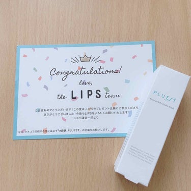 LIPS様からLIPSのプレゼント企画当選のお知らせと、PLUESTの洗顔料を頂きました。
<マンナンジェリー　ハイドロウォッシュ>

ざらつきに効果的な⚠︎マンナンスクラブが入っているらしく、おうち時