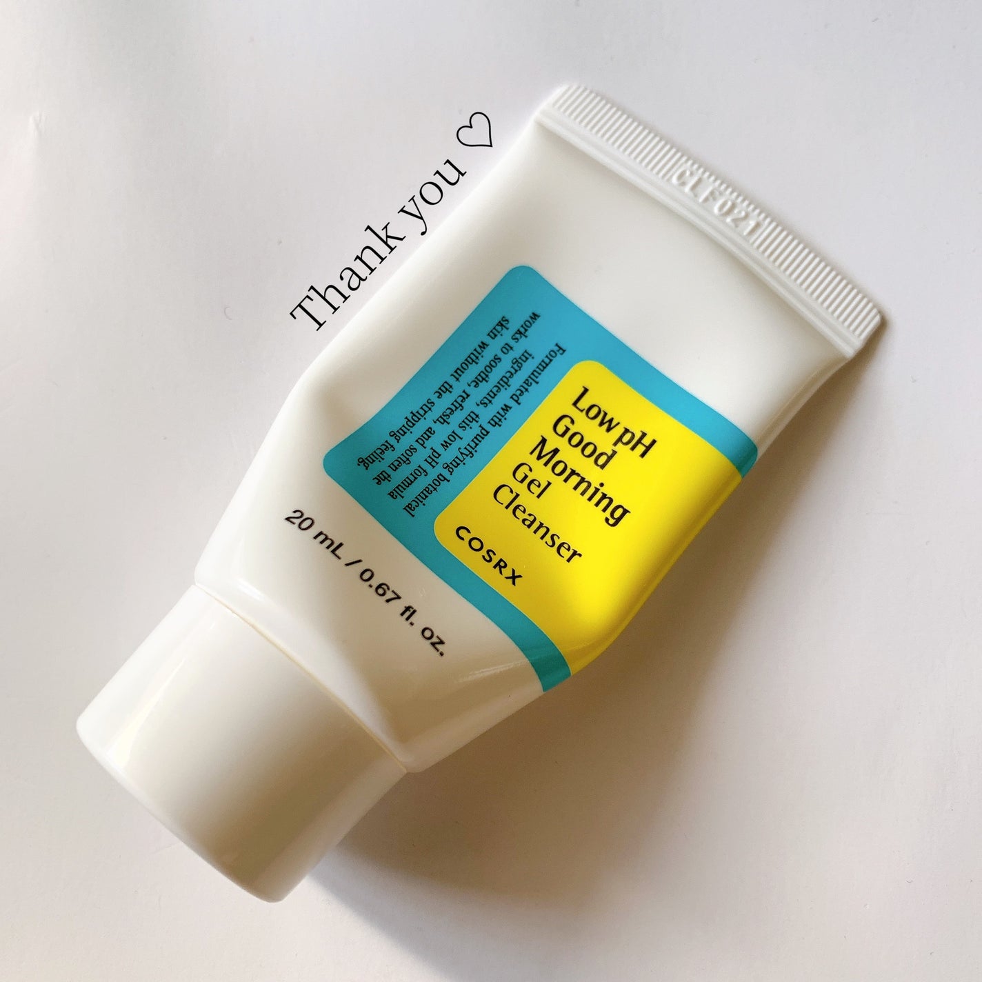 弱酸性グッドモーニングジェルクレンザー/COSRX/洗顔フォームを使ったクチコミ(1枚目)