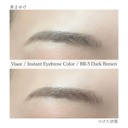 ヴィセ リシェ インスタント アイブロウ カラー/Visée/眉マスカラを使ったクチコミ(5枚目)