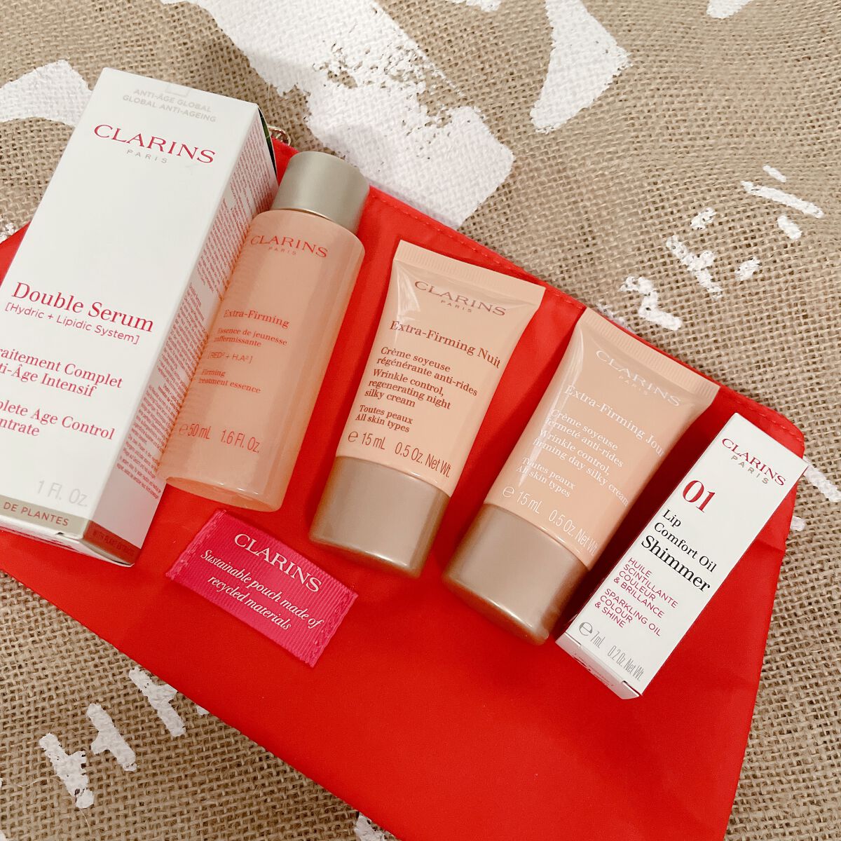 ダブル セーラム ホリデーキット FE/CLARINS/スキンケアキットを使ったクチコミ（1枚目）