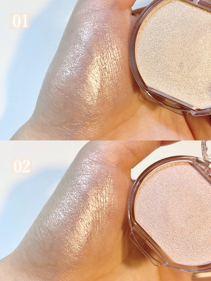 むにゅっとハイライター/キャンメイク/クリームハイライトを使ったクチコミ(3枚目)