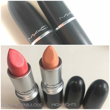 🌷MAC
     リップスティック
⚠️写真注意

かな〜りあるカラー展開の中から
お気に入りのカラー2色です(^^)

マットに仕上がりますが、
なめらかなテクスチャーで
するっと塗ることができます