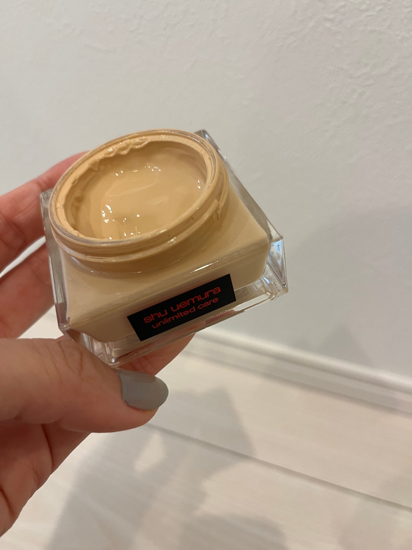 アンリミテッド ケア セラムイン クリーム ファンデーション/shu uemura/クリーム・エマルジョンファンデーションを使ったクチコミ(4枚目)