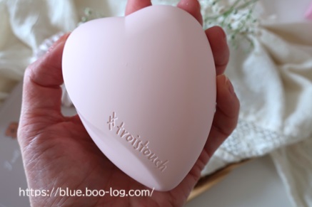 トワタッチ ハートクッション グロウメッシュ/troistouch/クッションファンデーションを使ったクチコミ（1枚目）