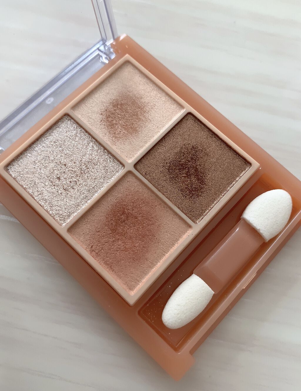 ベージュトーンアイシャドウ/CEZANNE/アイシャドウパレットを使ったクチコミ（2枚目）