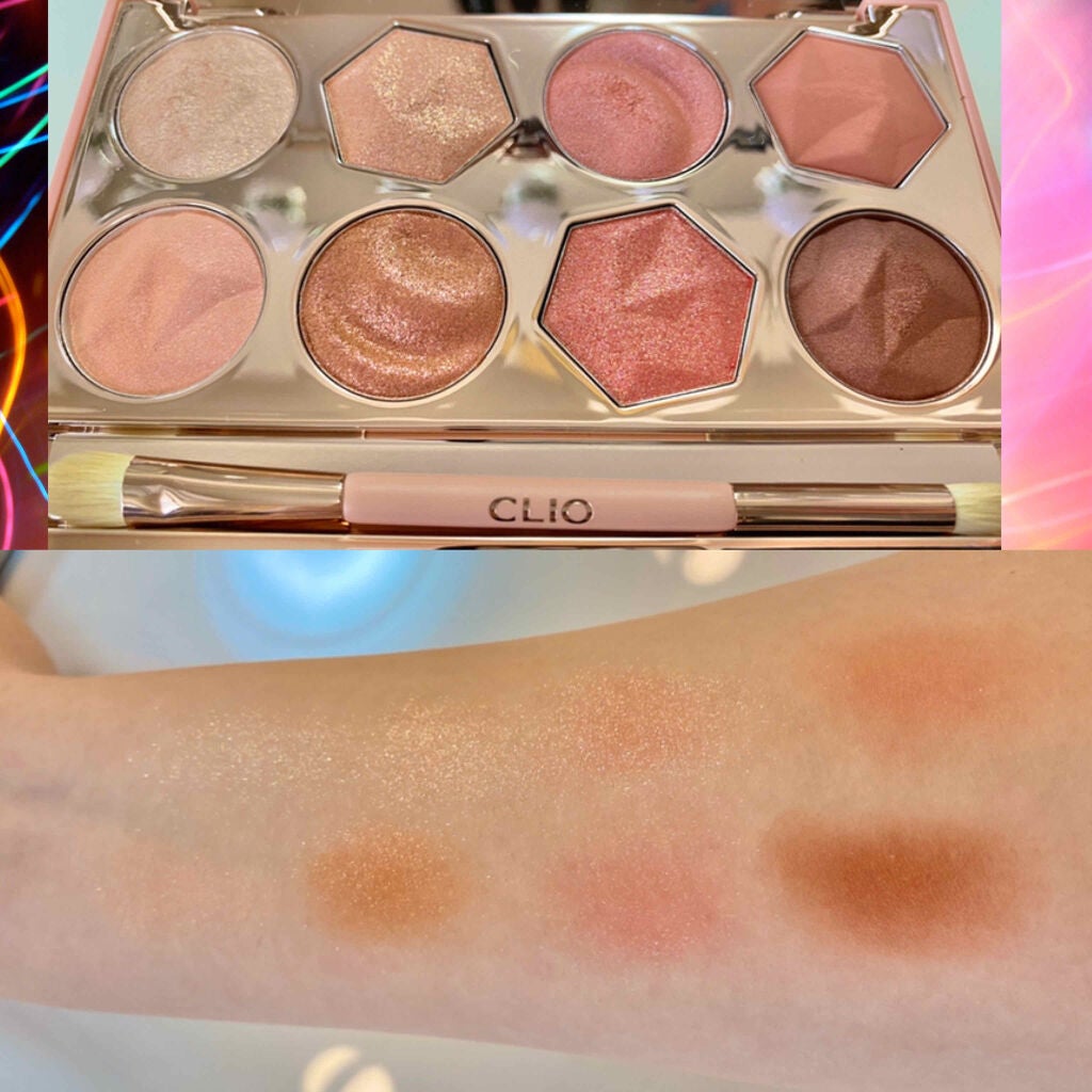 プリズム エアー アイ パレット/CLIO/アイシャドウパレットを使ったクチコミ(2枚目)