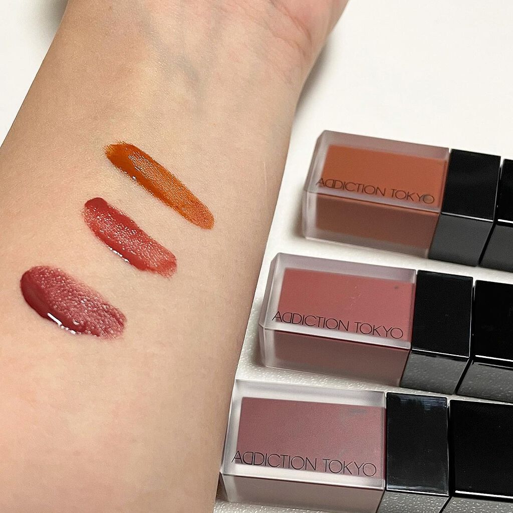 ザ マット リップ リキッド　“ミニ トリオ” 002 テラコッタ セレクション/ADDICTION/口紅を使ったクチコミ（2枚目）
