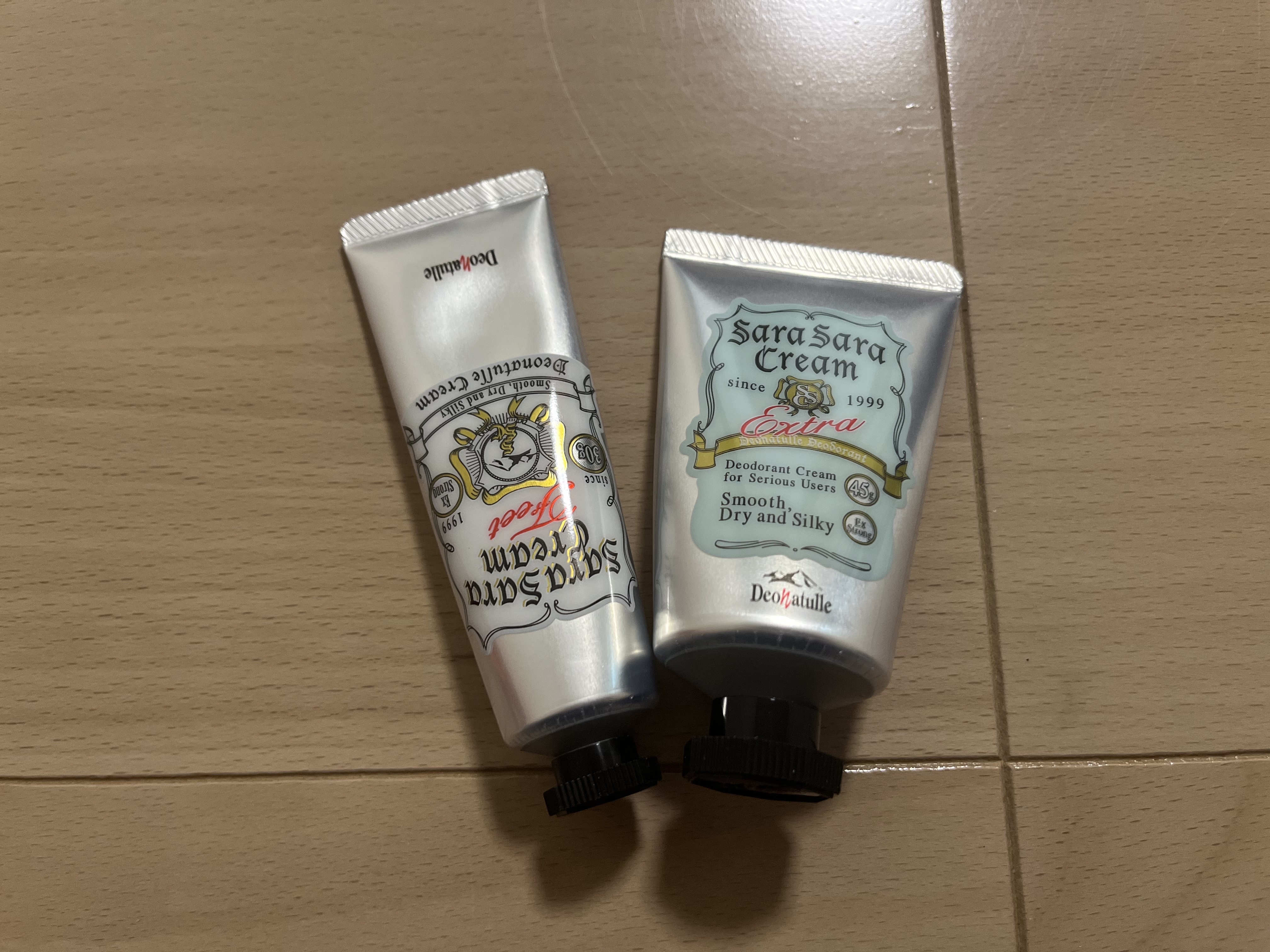 薬用足指さらさらクリーム/デオナチュレ/デオドラント・制汗剤を使ったクチコミ（2枚目）