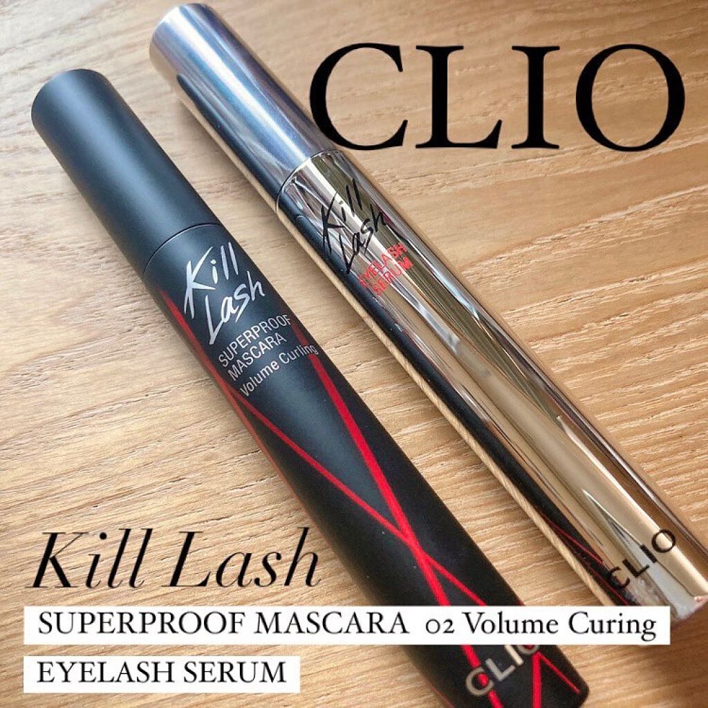 キル ラッシュ スーパープルーフ マスカラ/CLIO/マスカラを使ったクチコミ（1枚目）